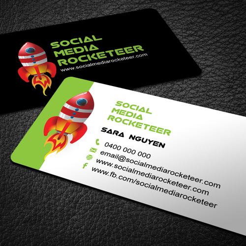 Social media business deals cards