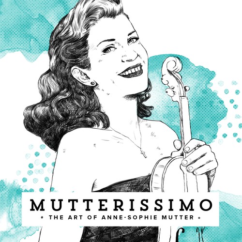 Illustrate the cover for Anne Sophie Mutter’s new album Design von FearlessPrints