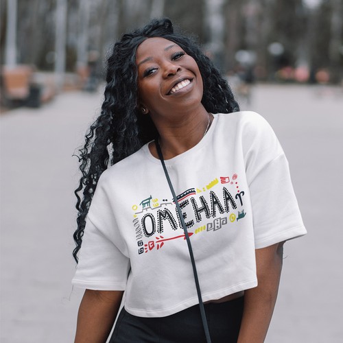 African Diaspora "QUEEN" Dialect T-Shirt Design Design by Zyatu