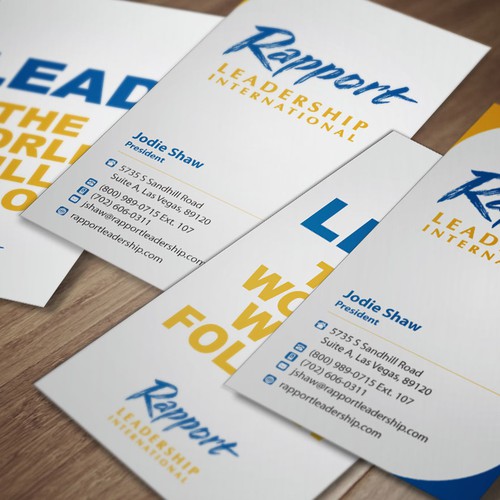 New business cards designs Design réalisé par Concept Factory