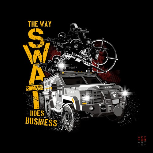 Lenco BearCat Design by VectorArtist