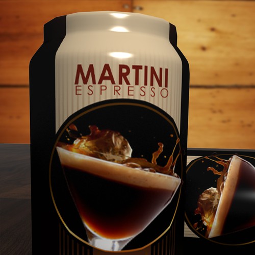 Logo / Product Design for new Espresso Martini beverage Design by Korn Art