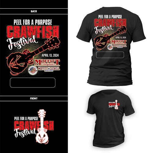 Peel For A Purpose Crawfish Festival T-Shirt! Design by Eko Pratama - eptm99