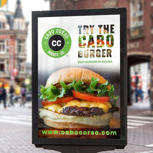 Billboard for Burger Company Design by ☑️ ABDUL HAKIM ✌