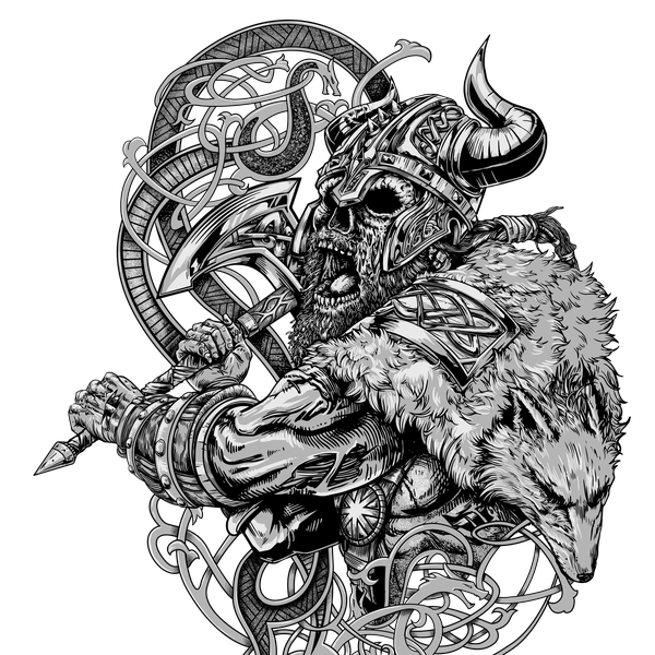 Viking tshirt design