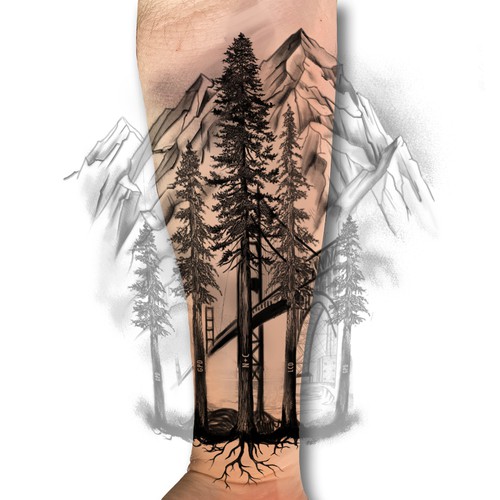 Completion of cohesive tattoo sleeve | Tattoo contest | 99designs