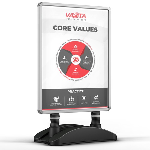 Company Values Poster / Graphic Design by Shreya007⭐