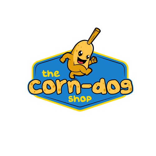 Diseño de Elevated Corn-Dog food trailer logo and color scheme de Q.™️