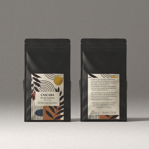 Design Cascara tea label di just.chaosofart