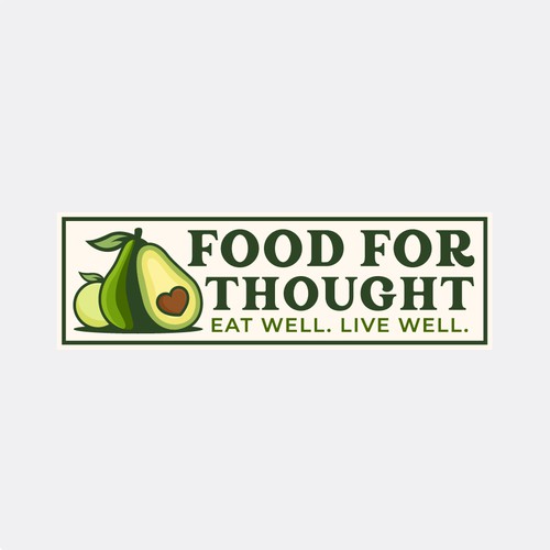 Fresh, Playful Island-Inspired Logo for Food For Thought – Organic Café & Market in the Florida Keys Design by norzone
