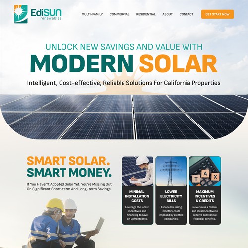Solar Energy Website Design von win2010