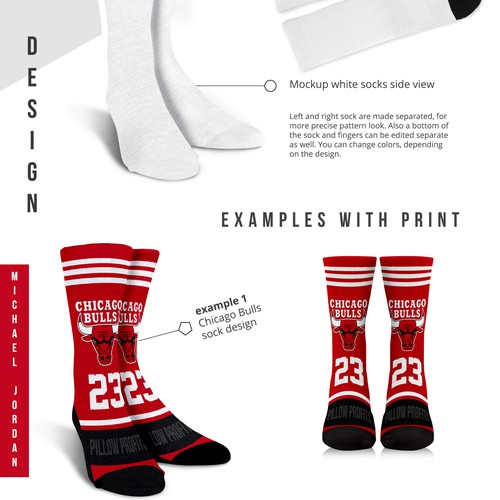 Download **CREATE STUNNING SOCK MOCK UPS** | Product packaging contest