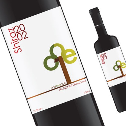 One Tree Plain wine label Design by Balloonman