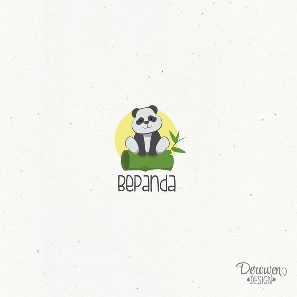Design by DerowenDesign titled "Playing panda logo concept."