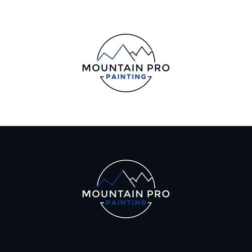 High-end, tech-focused Colorado painting company brand package Design by ontronusart