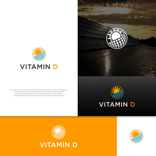 Vitamin D Solar Marketing Company Logo Design by NEON ™