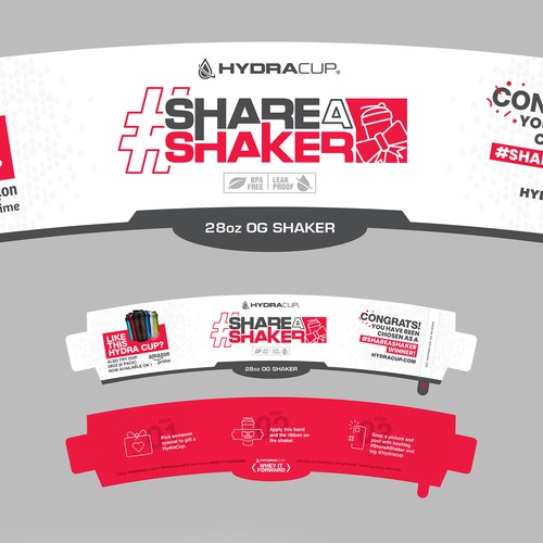 Create a Game Changing Product Label for a Fitness Brand, Custom +$1500 Prize Design by Theseven