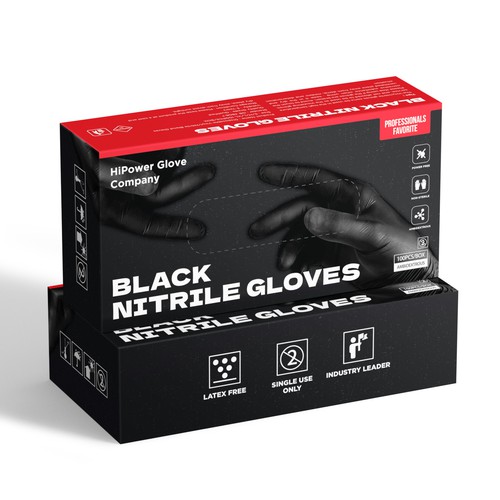 Design Retail Box for Glove Company Industrial, Sleek, Eye Catching Design by CUPEDIUM
