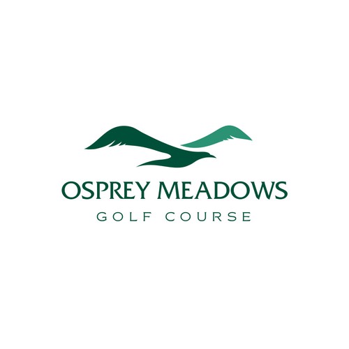 Golf Course Logo - Osprey Meadows Golf Course at Tamarack Design by Alvianks