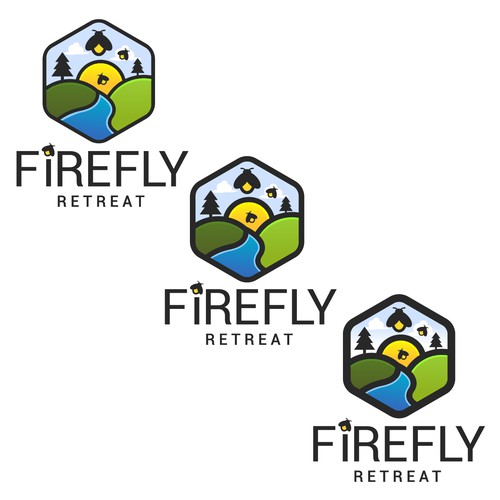 Diseño de Firefly Retreat. Fun logo inspiring families to explore the outdoors! de MarcusMark