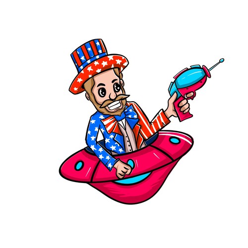 Mascot for Uranus Fudge Factory and General Store Design by Incupidea