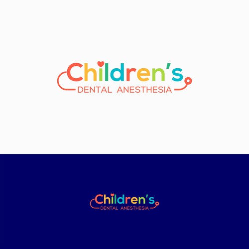 Children’s dental anesthesia company logo Design by Logood.id