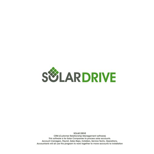Logo design for new CRM, SolarDrive Design by YENGZ18 ◕‿◕