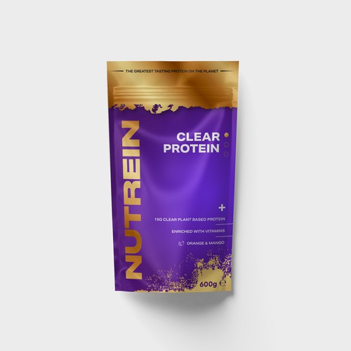 nutrein gold-ontwerp door SRGrafica