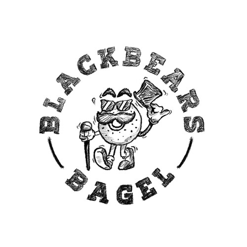 Blackbears Bagel Design by Arti95
