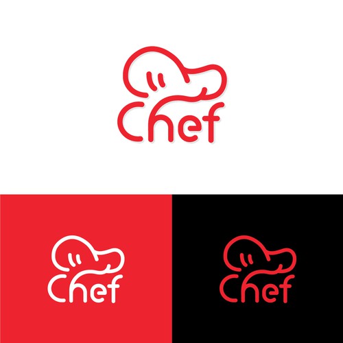 "CHEF": Food & Cooking Social Media Logo Design by Shereef_CM