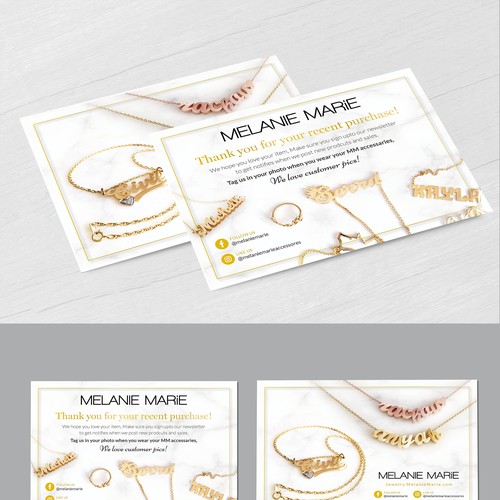 Design an Aesthetically Pleasing Jewelry Flyer/ Insert! Design by Krishna Arts