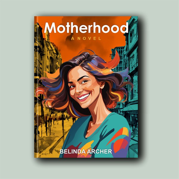 Design realizzato da keyjopet intitolato "Colorful portrait book cover illustration"