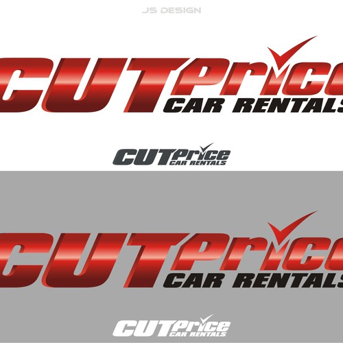 logo for Cut Price car rentals Design by JS design