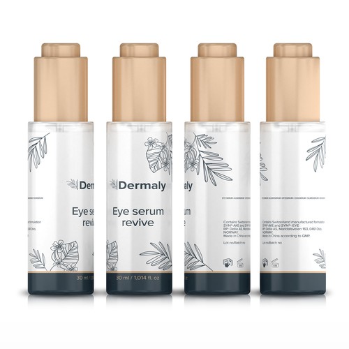 Eye serum bottle design Design by rembrandtjurin