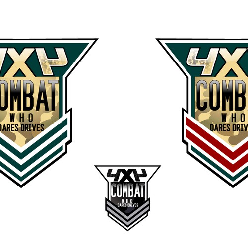 logo for 4x4 COMBAT Design by florin J.