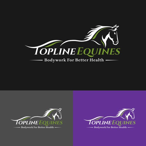 Creative Combination Logo for Elite Equine Bodywork Services Design by AzZura83