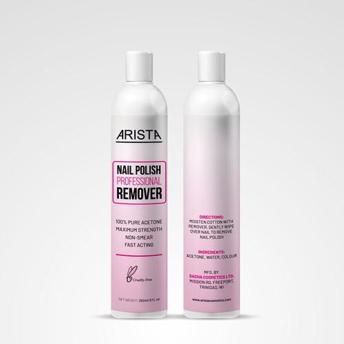 Arista Nail Polish Remover Design by Sayyed Jamshed