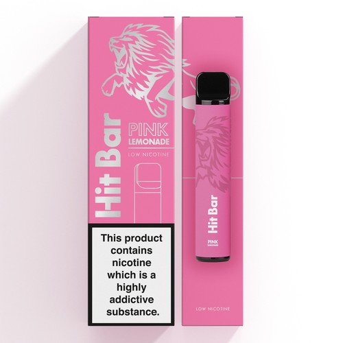 Vape Box in the style of Sugar Free Red Bull Design by ibrhmglbs