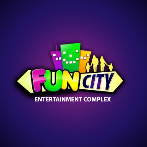 Logo Design for Fun City Diseño de .JeF