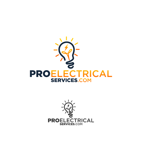 we need a powerful logo to attract customers whit electrical projects or needs Design by Log_In