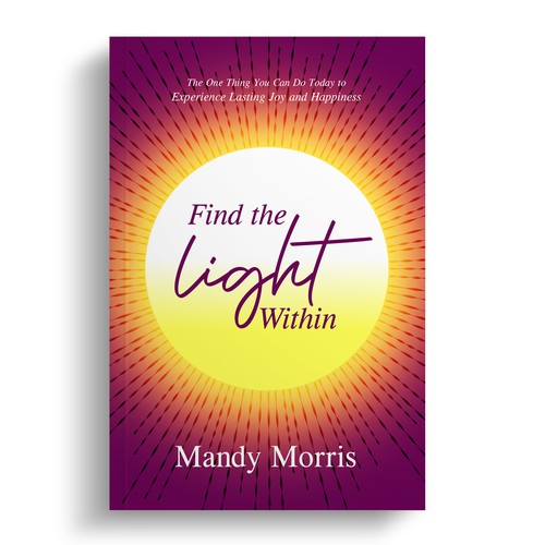 Book cover “find the light within” Design by Wizdizz