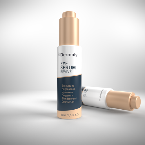 Eye serum bottle design Design by DZINEstudio™