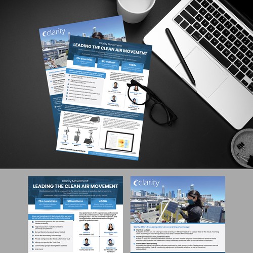 Design one-pager company overview Design by redmonk