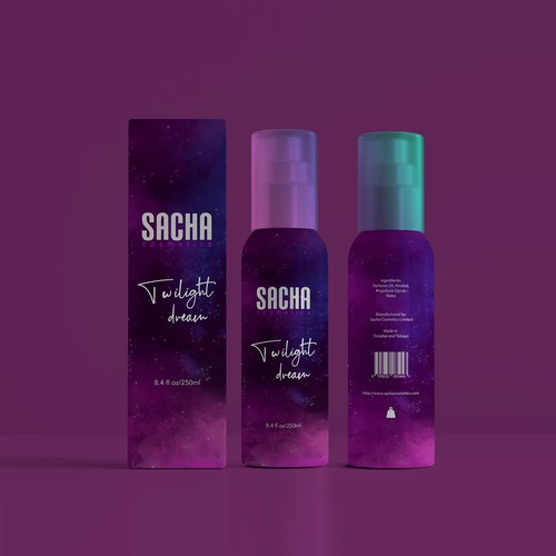 Sacha Body Mist Design by Ahtisham_ali