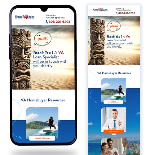 Landing page design contest entry by DezinDragonz