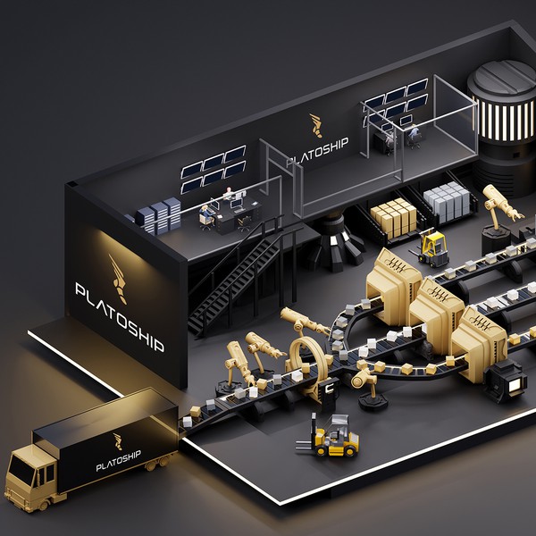 Design by Kyu & Zo titled "Isometric 3D Design"