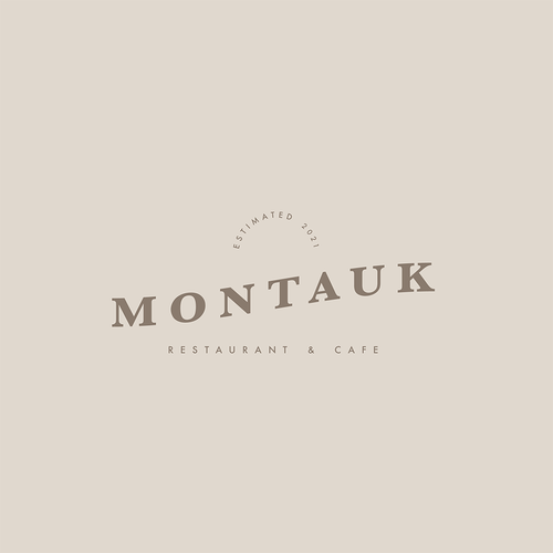 Montauk Logo Design by geobramanta