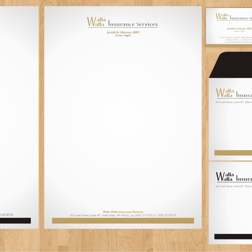 Walla Walla Insurance Services needs a new stationery デザイン by malih