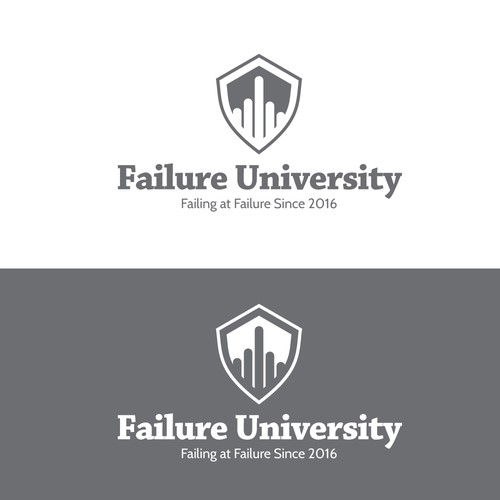 Edgy awesome logo for "Failure University" Diseño de Lead