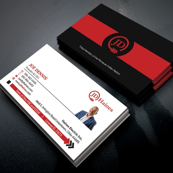 bisness card for Hainse 